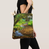 Forest Creek Beauful Natuur Landscape Foto Tote Bag (Dichtbij)