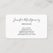 Forest Creek Beauful Natuur Landscape Foto Visitekaartje (Achterkant)