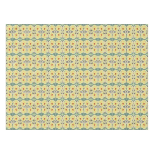 Forest Daisy Floor w/Naam Badhanddoek Set Tafelkleed (Voorkant (Horizontaal))