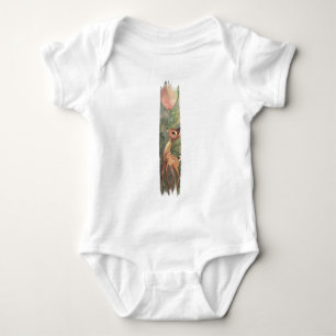 Forest Daydream Herten penseelstreekverf Romper