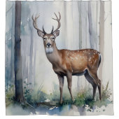 Forest Deer Douchegordijn (Voorkant)