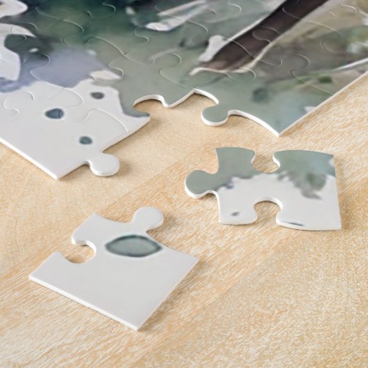 Forest Deer Puzzle Legpuzzel (Zijkant)