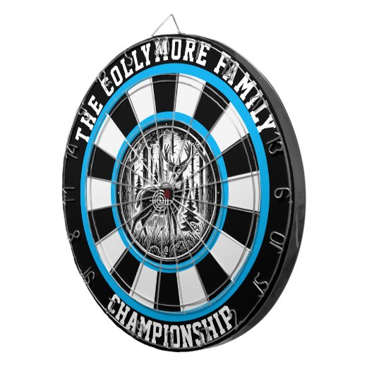 Forest Deer Target Muurdecoratie Dartbord (Voorkant Rechts)