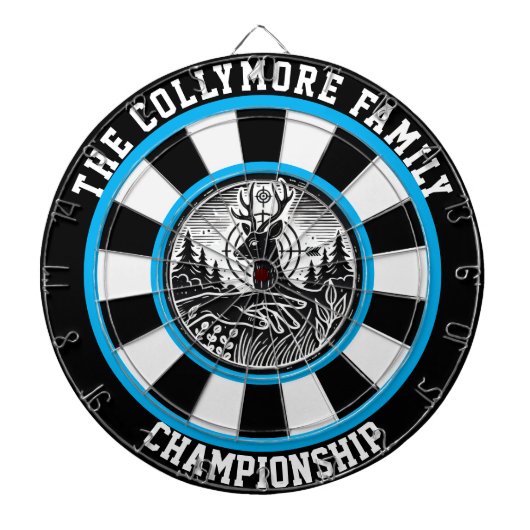 Forest Deer Target Wall Art Dartbord (Voorkant)