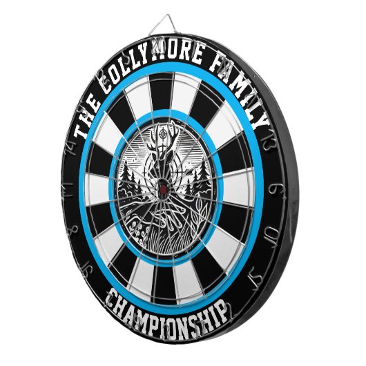 Forest Deer Target Wall Art Dartbord (Voorkant Rechts)