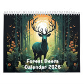 Forest Deers 2026 Kalender (Hoes)