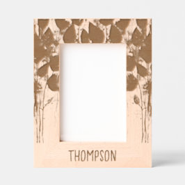 Forest Design Wood Gegraveerde Lijstjes