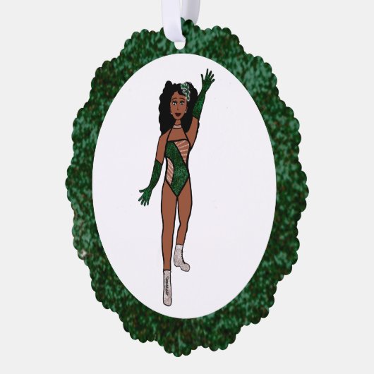 Forest & Diamonds Dancer Ornament Kaart A (Links)