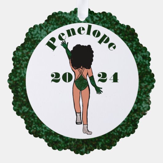 Forest & Diamonds Dancer Ornament Kaart B (Achterkant)