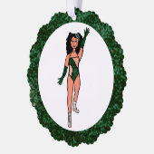 Forest & Diamonds Dancer Ornament Kaart B (Links)