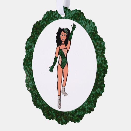 Forest & Diamonds Dancer Ornament Kaart B (Links)