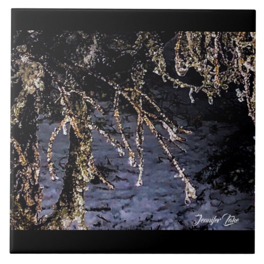 Forest Diamonds Tegeltje (Voorkant)