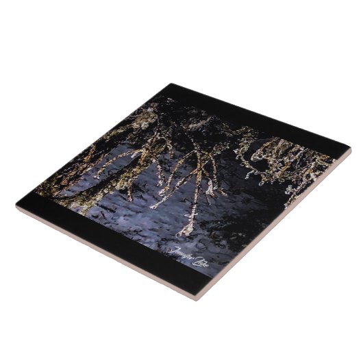 Forest Diamonds Tegeltje (Zijkant)