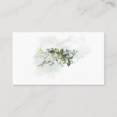 Forest Diaper Raffle Ticket Baby shower Kaart (Achterkant)