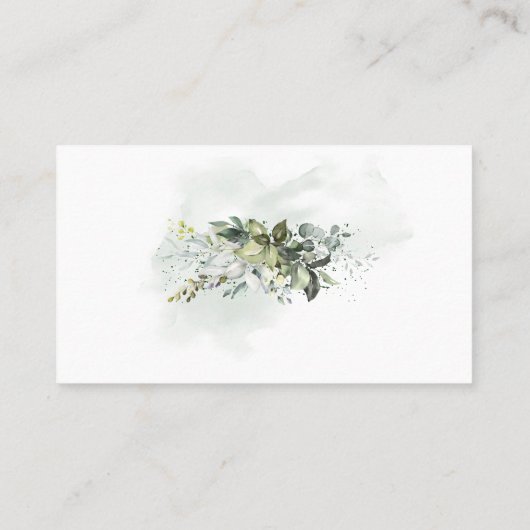 Forest Diaper Raffle Ticket Baby shower Kaart (Achterkant)