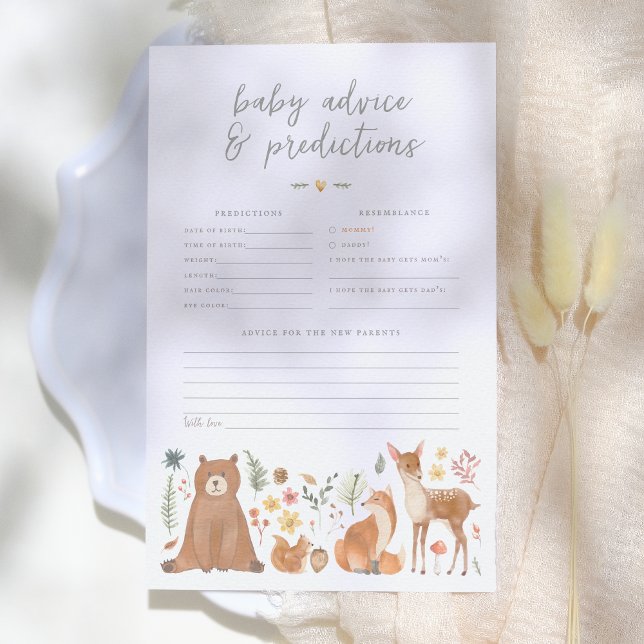 Forest Dieren Beer Baby Voorspelling & Advies Spel (Creator heeft geüpload)