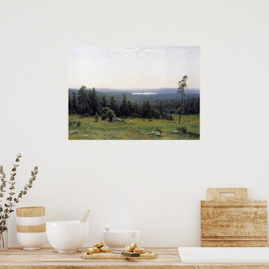 Forest Distance Ivan Shishkin Poster (Keuken)