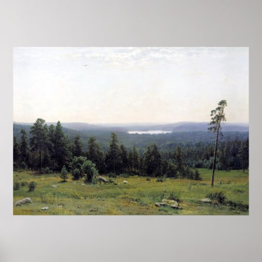 Forest Distance Ivan Shishkin Poster (Voorkant)