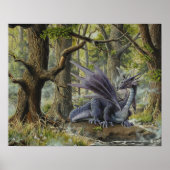 Forest Dragon - door Marc-André Huot Poster (Voorkant)