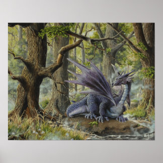 Forest Dragon - door Marc-André Huot Poster