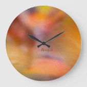 Forest Dreamer - Abstracte Natuur Visioenen Grote Klok (Voorkant)