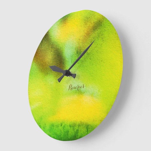  Forest Dreamer - Abstracte Natuur Visioenen Grote Klok (Hoek)