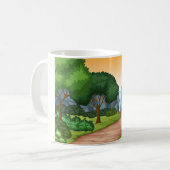 Forest Dreams – Natuur-geïnspireerde Mok (Voorkant links)