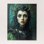 Forest Dryad Queen Mystical Nature Elf Legpuzzel (Verticaal)