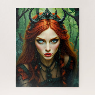 Forest Dryad Queen - Mystical Nature Fantasy Art Legpuzzel