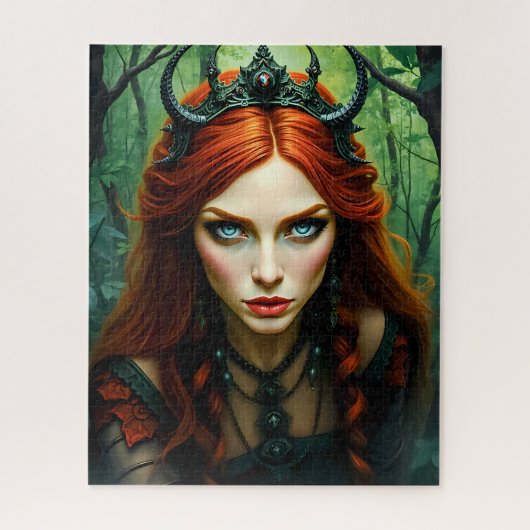 Forest Dryad Queen - Mystical Nature Fantasy Art Legpuzzel (Verticaal)