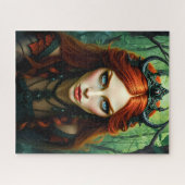Forest Dryad Queen - Mystical Nature Fantasy Art Legpuzzel (Horizontaal)