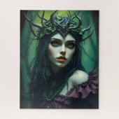 Forest Dryad Queen - Mystical Nature Fantasy Legpuzzel (Verticaal)