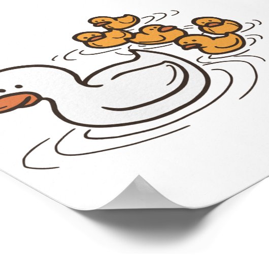 Forest Duck Family Tiny Print (Hoek)