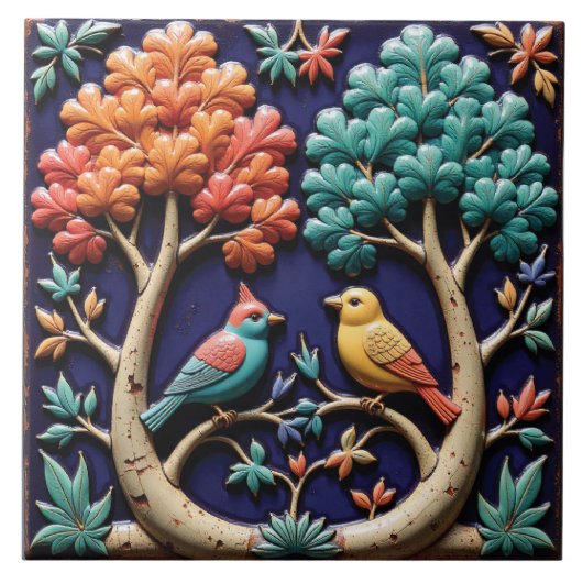 Forest Duet Tegeltje (Voorkant)