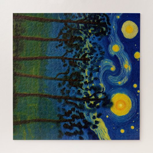 Forest Echoes of Infinity – Een boslandschap Legpuzzel (Horizontaal)