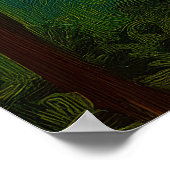Forest Echoes of Infinity – Een boslandschap Poster (Hoek)