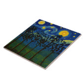 Forest Echoes of Infinity – Een boslandschap Tegeltje (Zijkant)