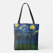 Forest Echoes of Infinity – Een boslandschap Tote Bag (Achterkant)