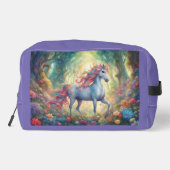 Forest eenhoorn print toilettas toilettasje (Achterkant)