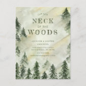 Forest Elegance Moving Aankondiging Briefkaart (Voorkant)