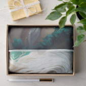 Forest Elegant Leaf Woman paper Tissuepapier (Geschenk)