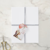 Forest Elephant Autumn Balloon Baby shower Cadeaulabel (Met Touw)