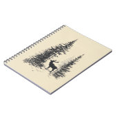  Forest Elk Silhouette Sketch Notitieboek (Linkerzijde)