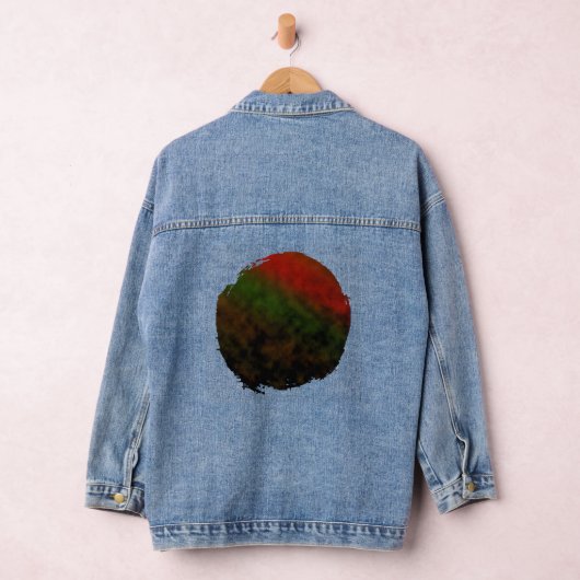 Forest Ember Glow Denim Jacket (Hangar)