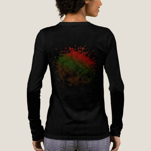 Forest Ember Glow Tri-Blend Shirt (Achterkant)