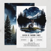 Forest Explorer Uitnodiging voor Verjaardag Expedi (Voorkant / Achterkant)