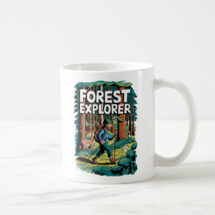 Forest Explorer  wandelillustratie Koffiemok
