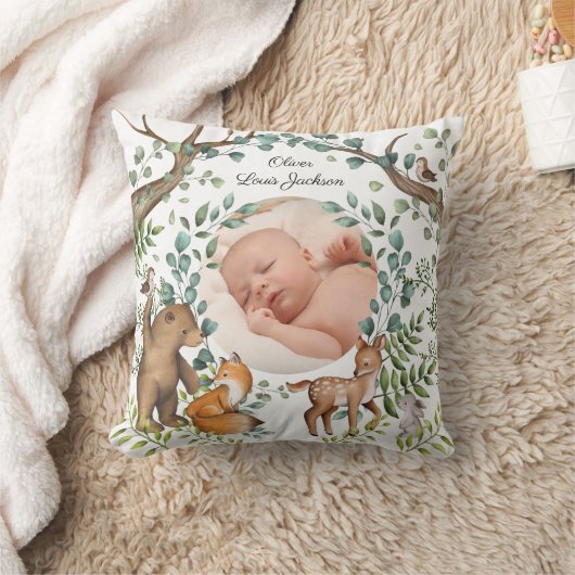 Forest Fable | Newborn Gift | Woodland Animals Kussen (Deken)
