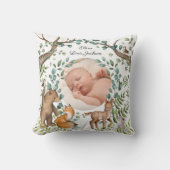 Forest Fable | Newborn Gift | Woodland Animals Kussen (Voorkant)