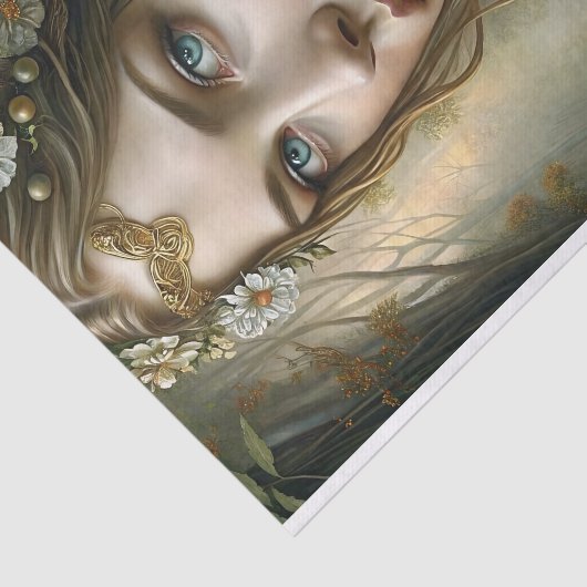 Forest Fae Queen Decoupage Tissuepapier (Detail)